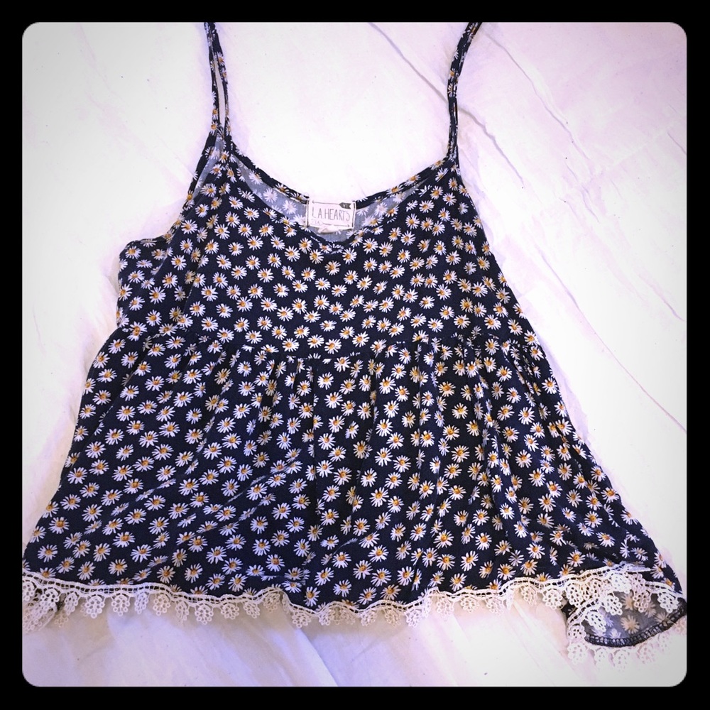 LA Hearts flower tank